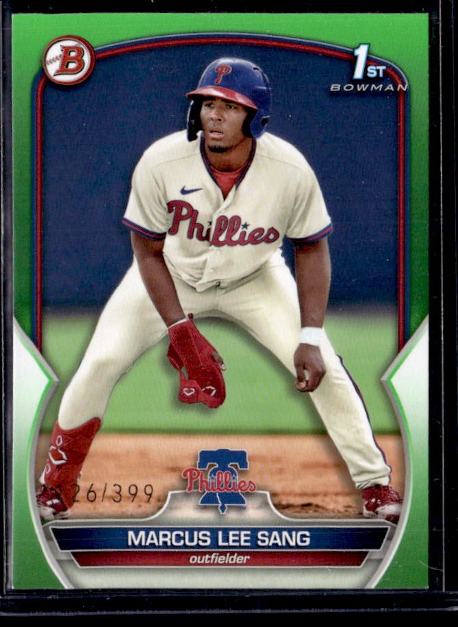 2023 Bowman Marcus Lee Sang Prospects Neon Green #/399