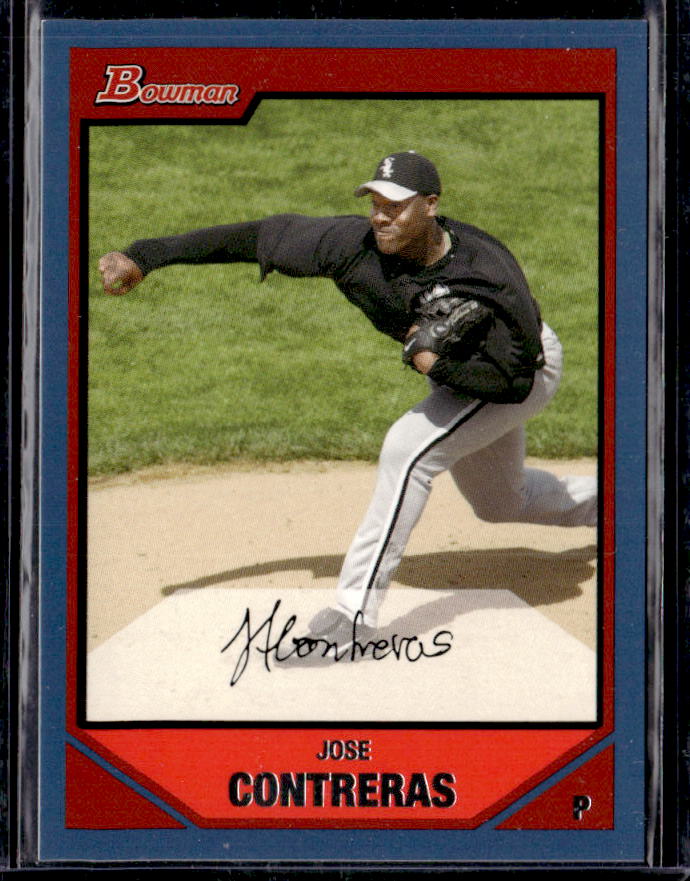 2007 Bowman Jose Contreras Blue #/500