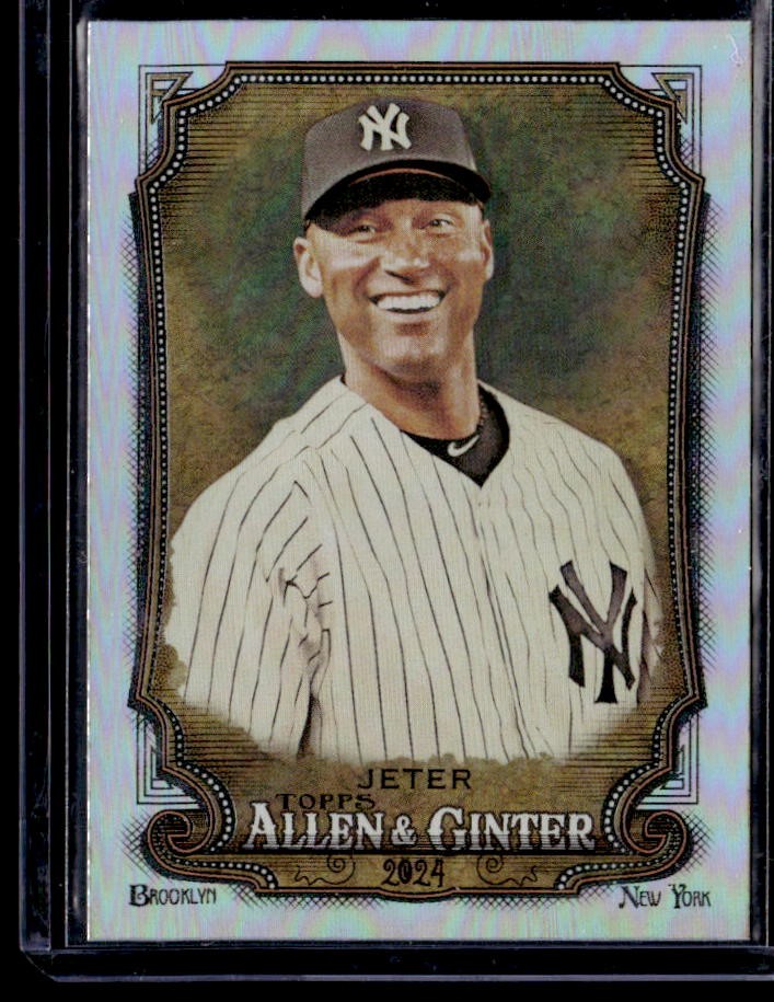2024 Topps Allen & Ginter Derek Jeter Silver Portrait