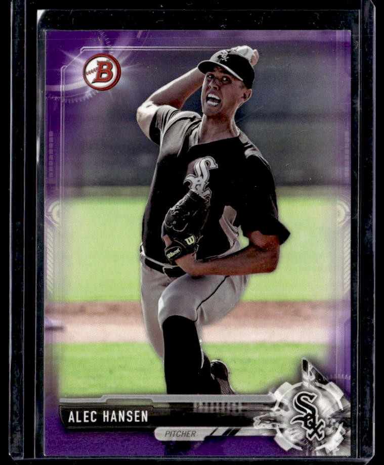 2017 Bowman Draft Alec Hansen Purple #/250