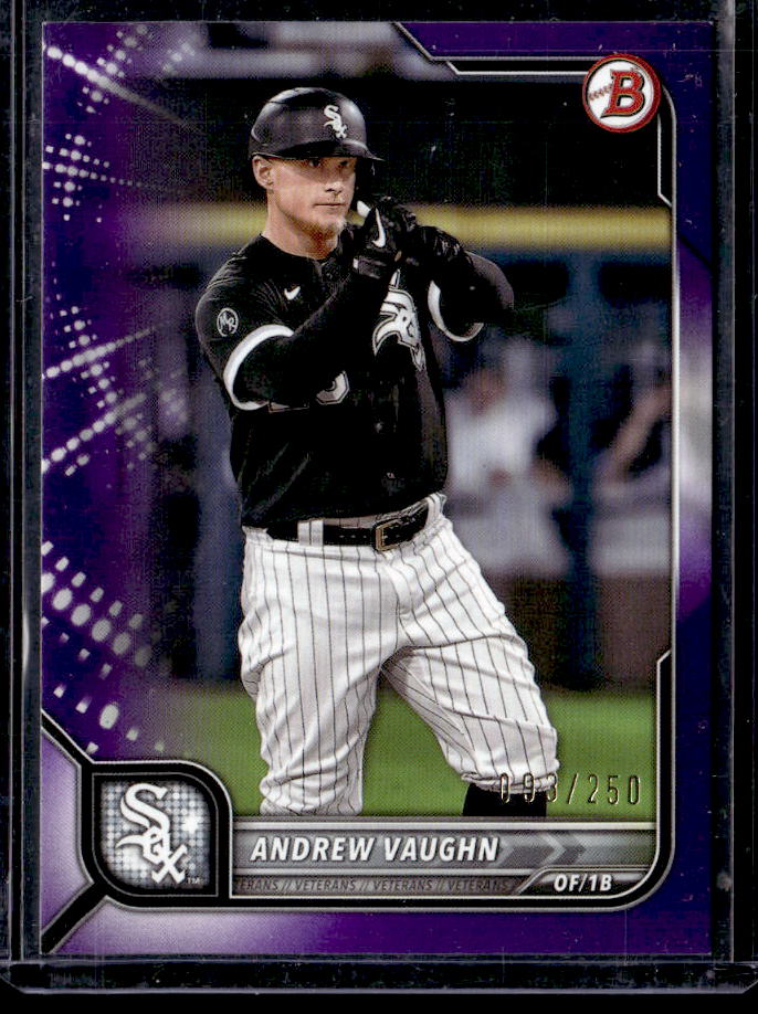 2022 Bowman Andrew Vaughn Purple #/250