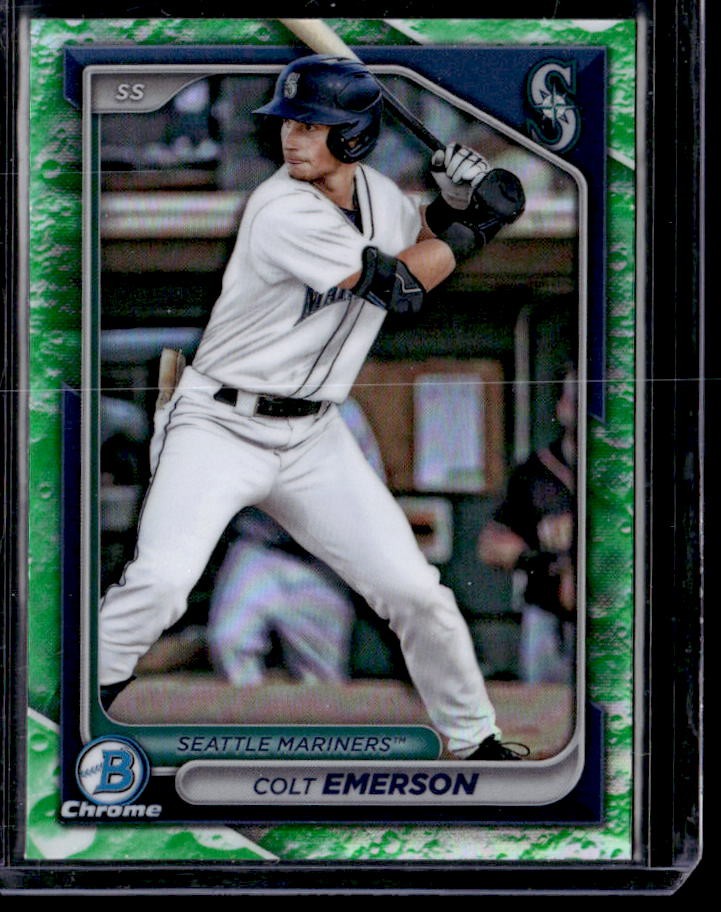 2024 Bowman Draft Colt Emerson Chrome Lunar Glow Refractor