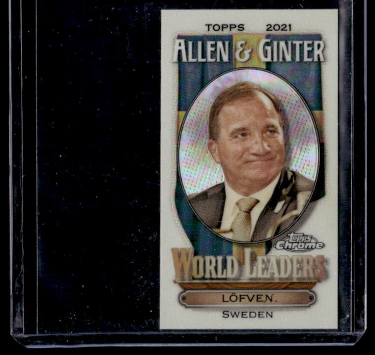 2021 Topps Allen & Ginter Stefan Löfven World Leaders Minis