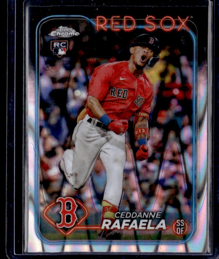 2024 Topps Chrome Ceddanne Rafaela Raywave Refractors Rookie