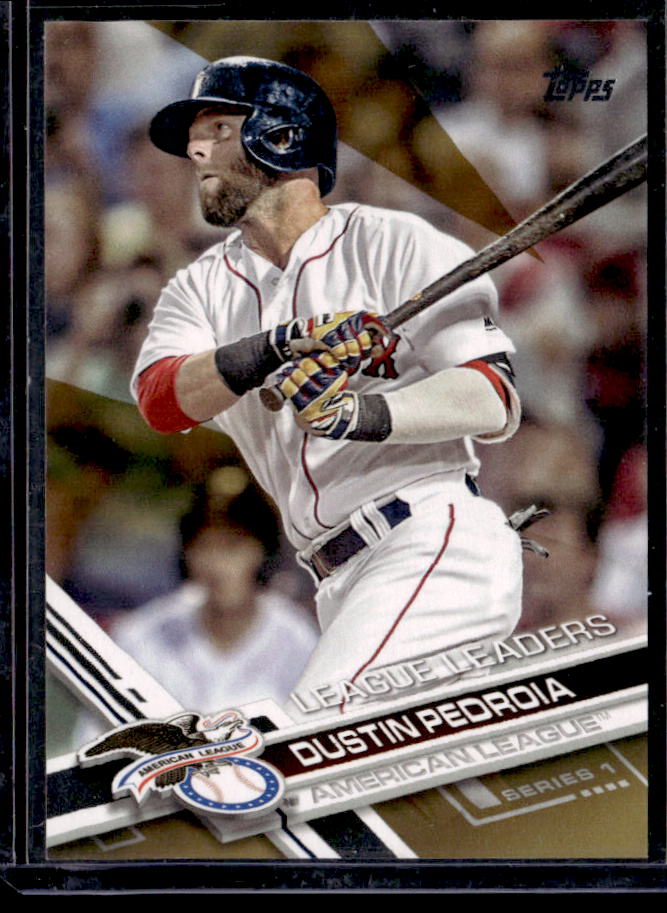 2017 Topps Dustin Pedroia Gold #/2017