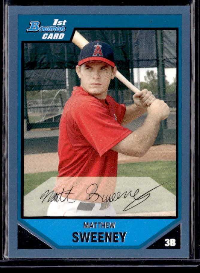 2007 Bowman Matthew Sweeney Prospects Blue #/500