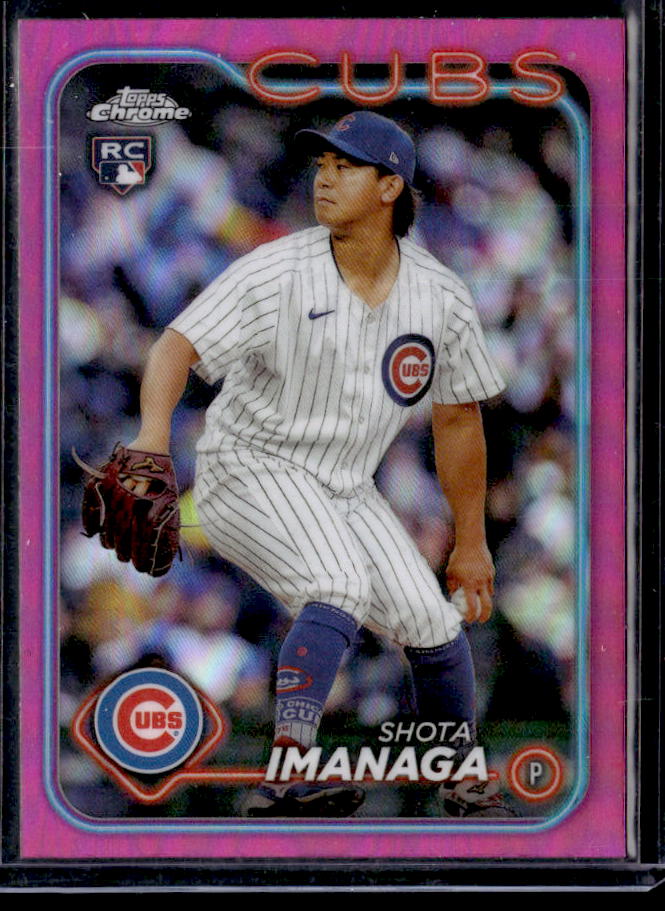 2024 Topps Chrome Shota Imanaga Pink Refractors Rookie