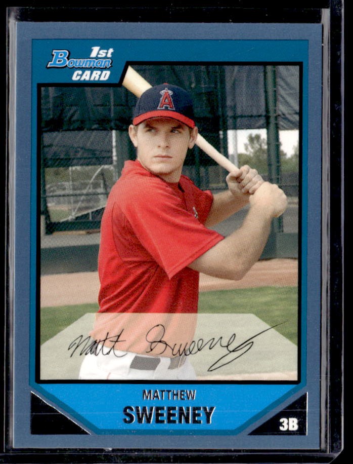 2007 Bowman Matthew Sweeney Prospects Blue #/500
