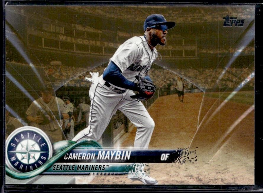 2018 Topps Update Cameron Maybin Gold #/2018