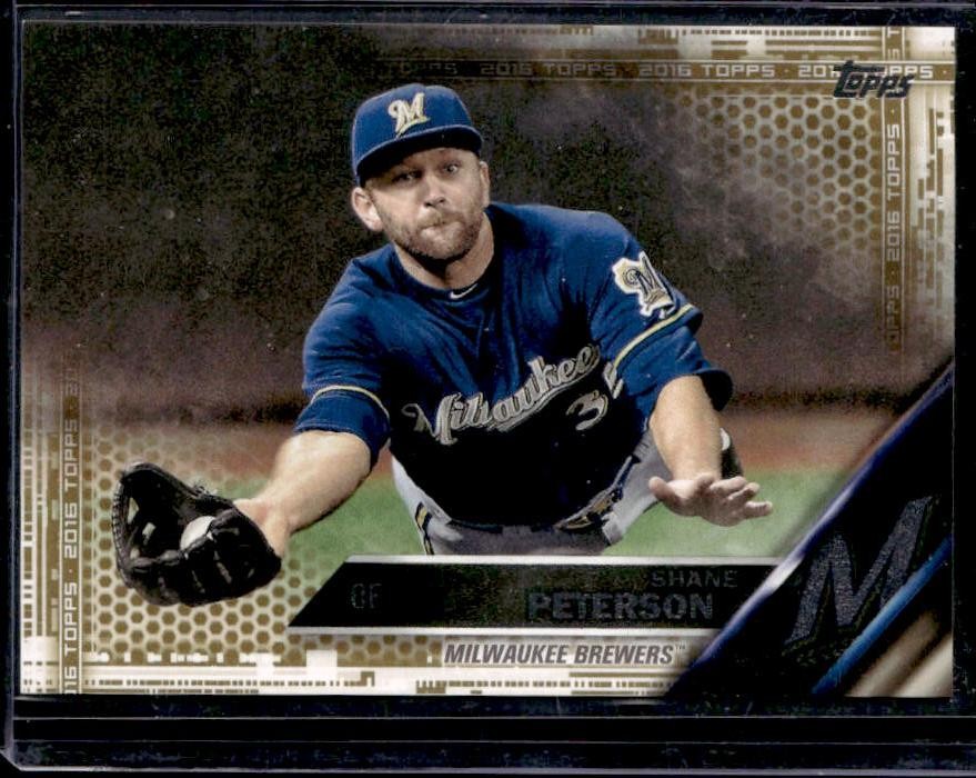 2016 Topps Shane Peterson Gold #/2016
