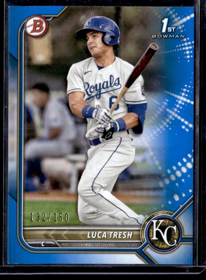 2022 Bowman Luca Tresh Prospects Blue #/150