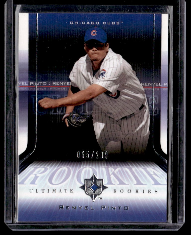 2004 Upper Deck Ultimate Collection Renyel Pinto Rookie #/299