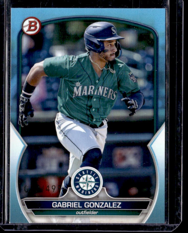 2023 Bowman Draft Gabriel Gonzalez Sky Blue #/499
