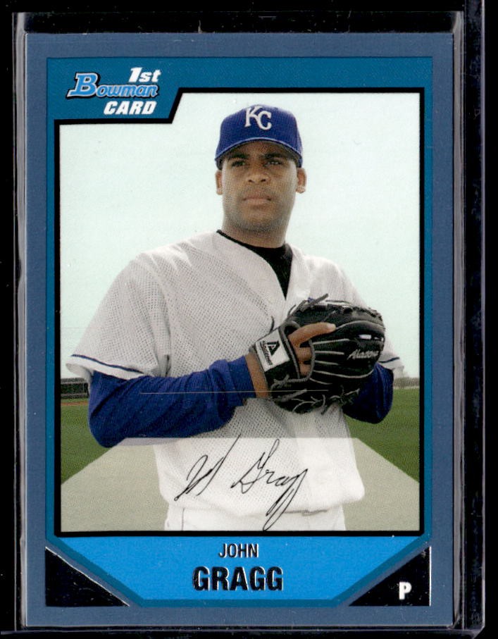 2007 Bowman John Gragg Prospects Blue #/500