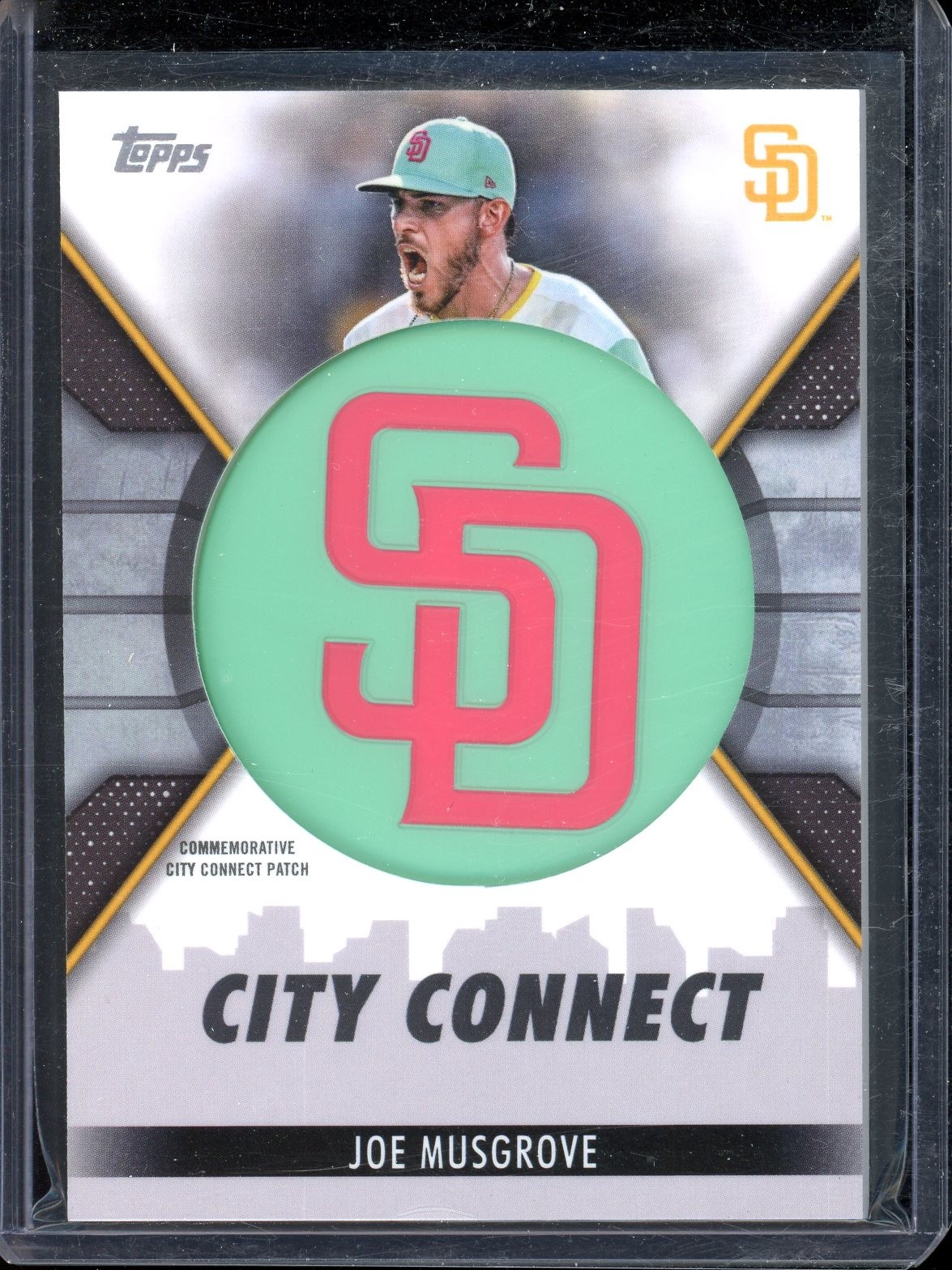 2023 Topps Joe Musgrove City Connect Cap Patches