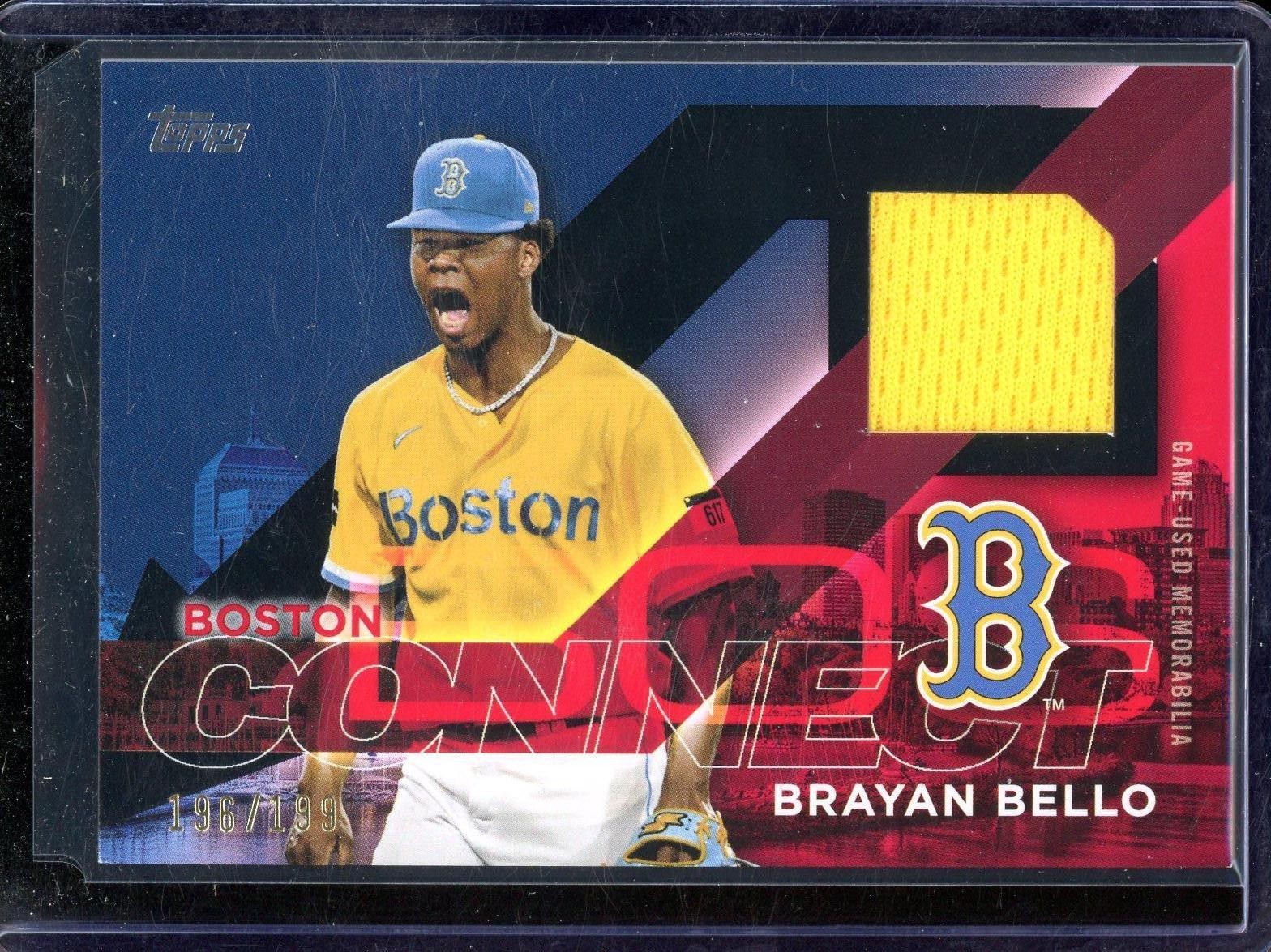 2024 Topps Brayan Bello City Connect Swatch Collection Relics #/199