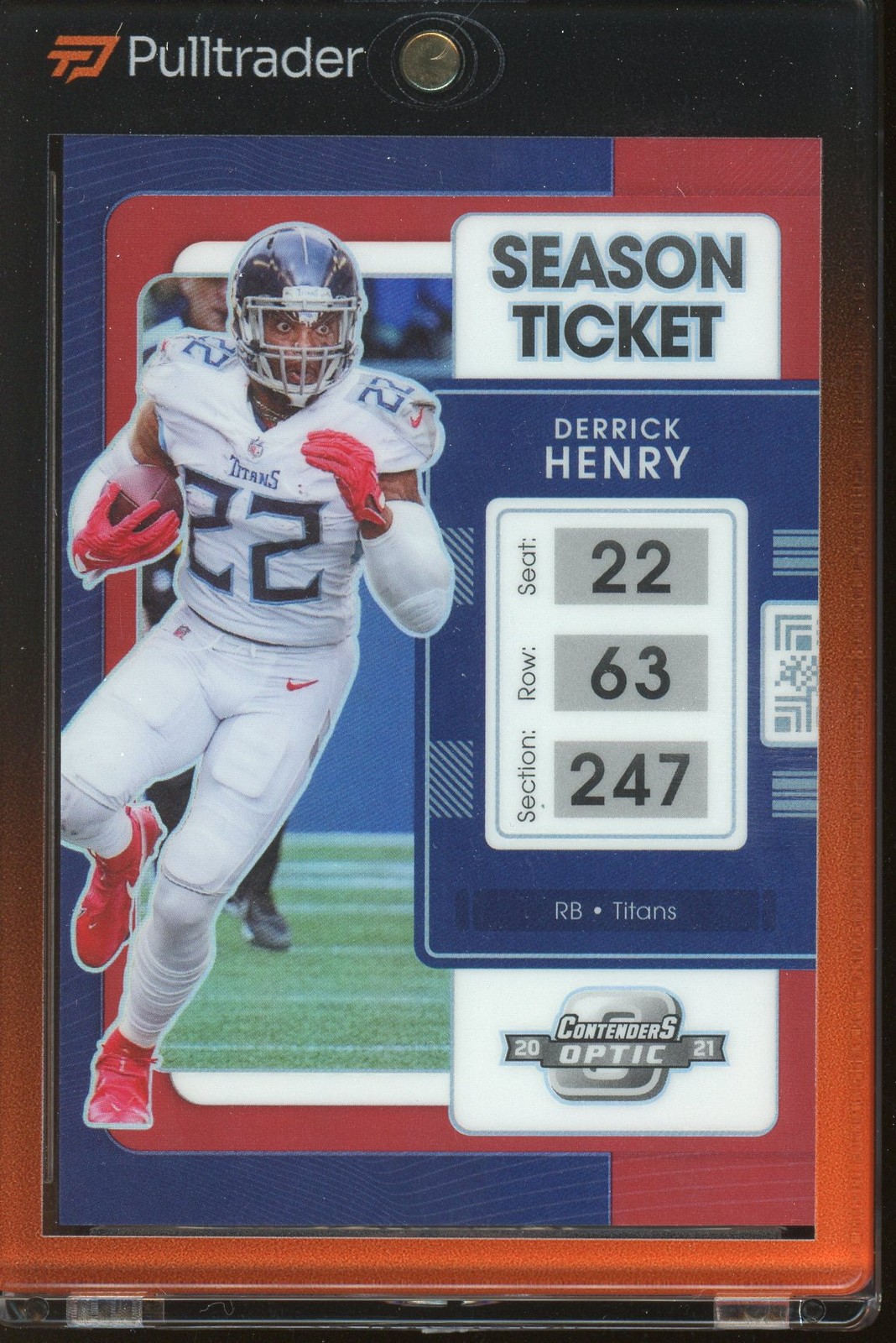 2021 Panini Contenders Optic Derrick Henry Red #/175