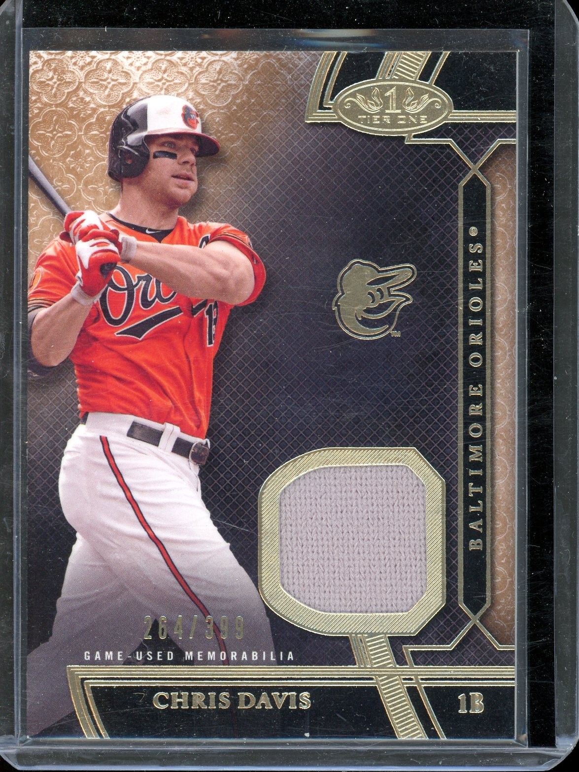 2015 Topps Tier One - Tier One Relics Chris Davis #/399