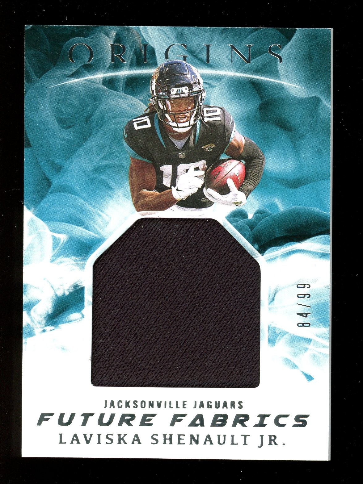 2021 Panini Origins Laviska Shenault Jr. Future Fabrics #/99