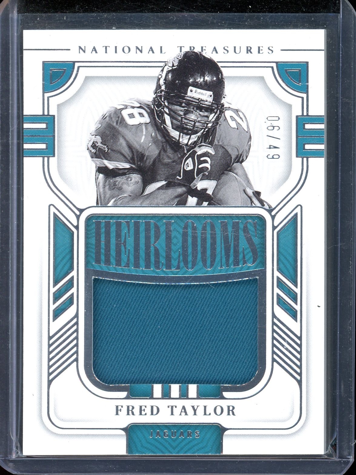 2022 Panini National Treasures Fred Taylor Heirlooms #/49