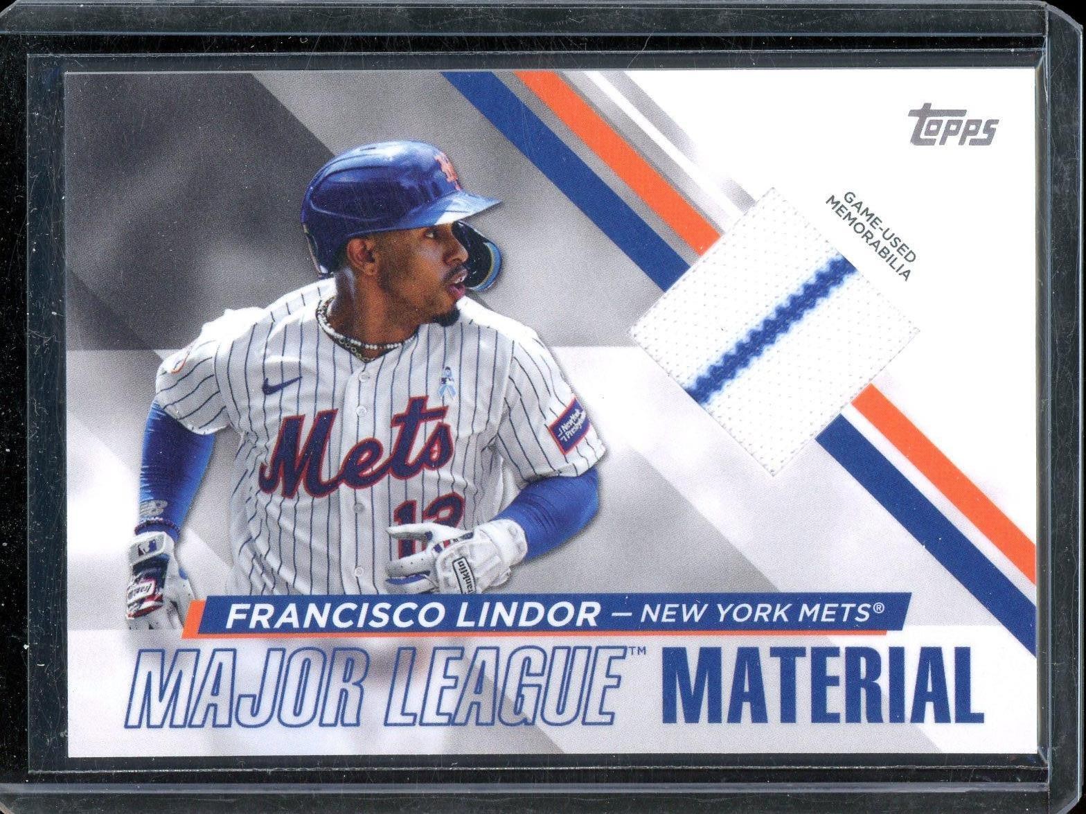 2024 Topps Francisco Lindor Major League Material Relics (Series One)