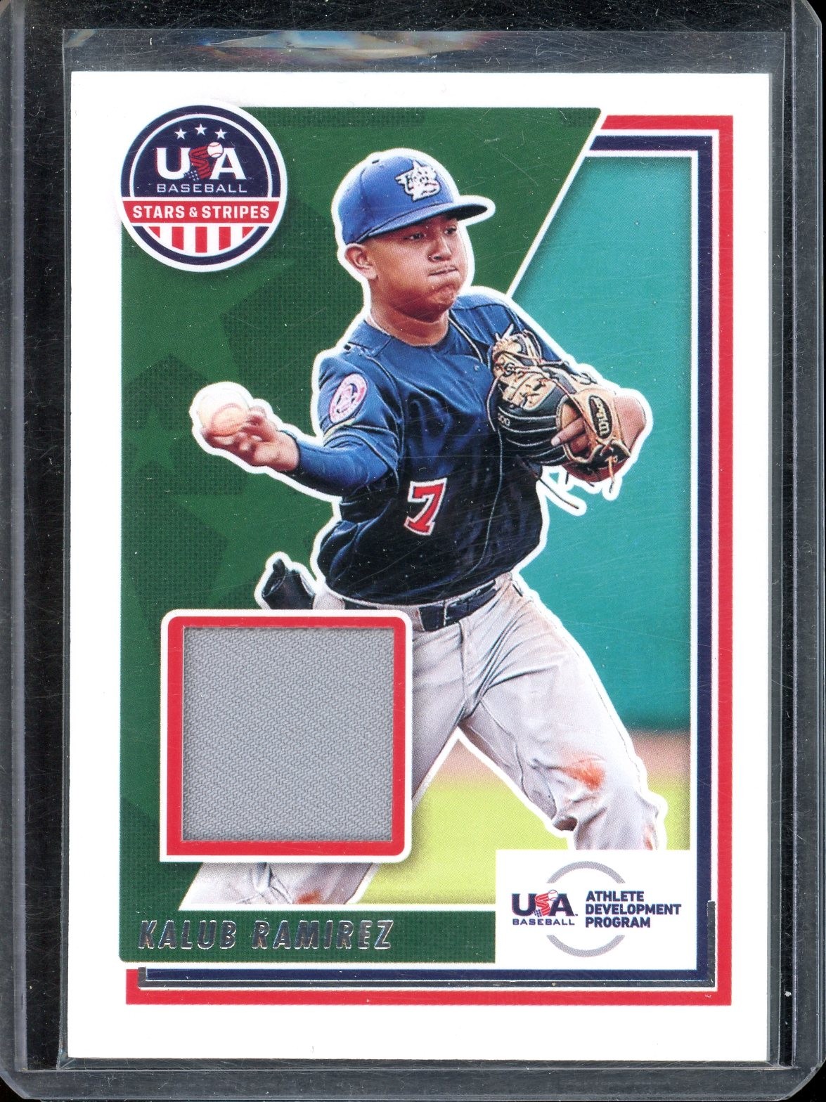 2022 Panini Stars & Stripes USA Baseball Kalub Ramirez USA Baseball Materials