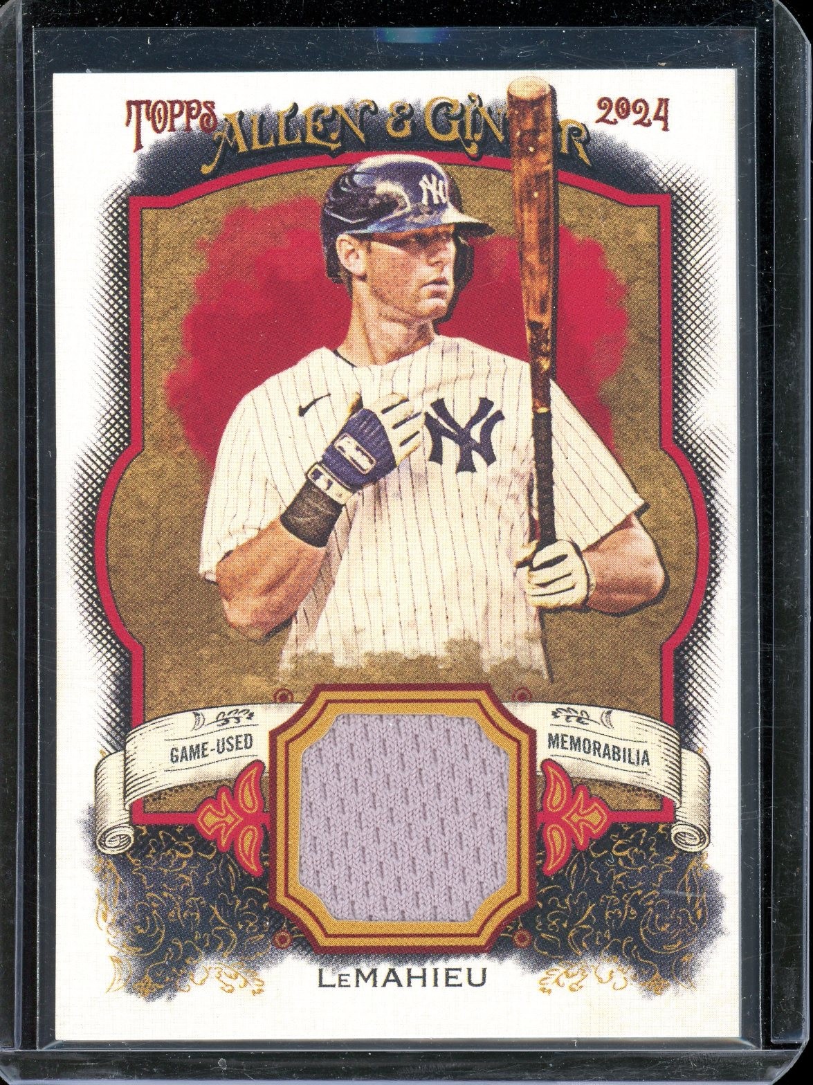 2024 Topps Allen & Ginter DJ LeMahieu Full-Size Relics A