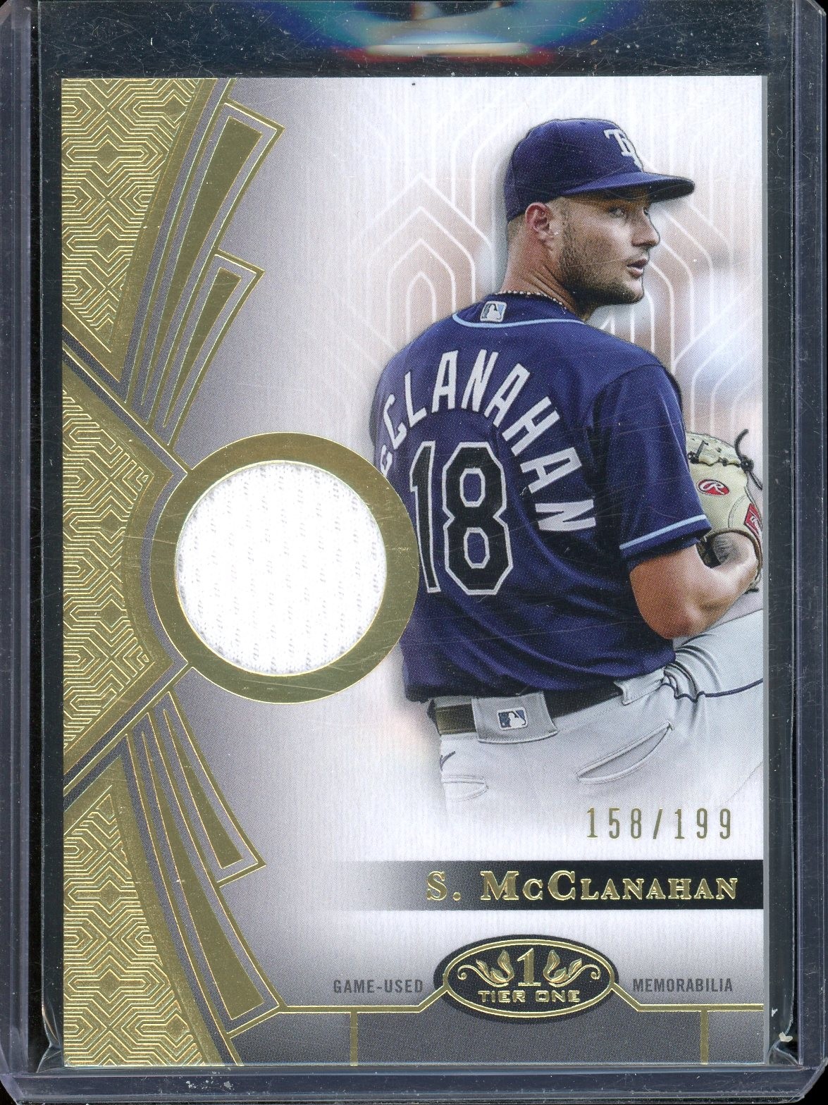 2023 Topps Tier One Shane McClanahan Tier One Relics (Design A)