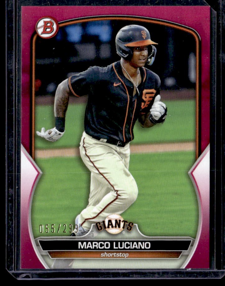 2023 Bowman Marco Luciano Prospects Fuchsia #/299