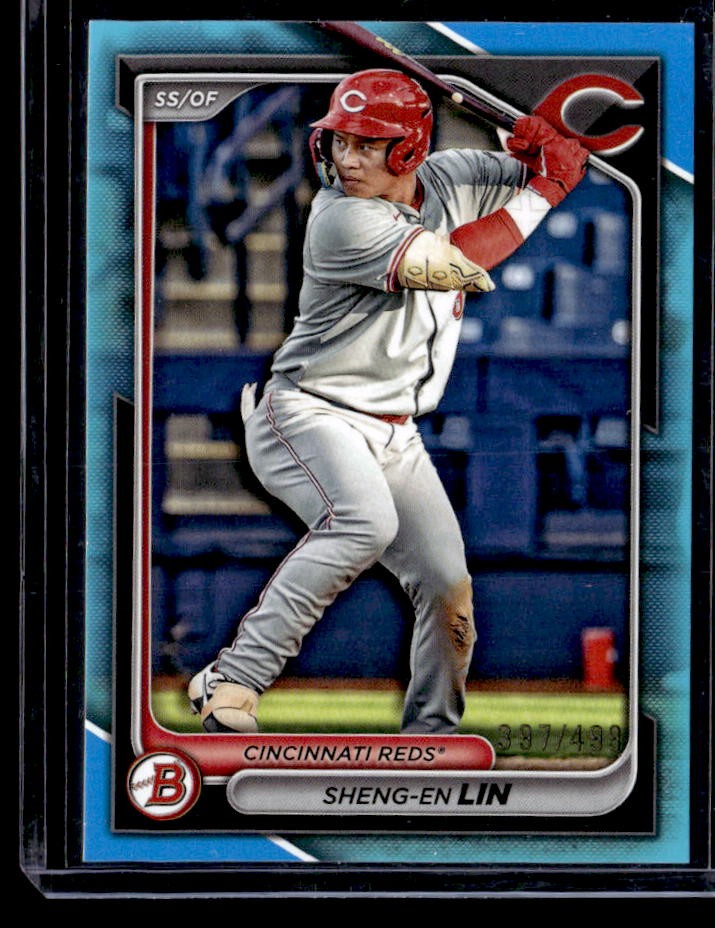 2024 Bowman Draft Sheng-En Lin Sky Blue #/499