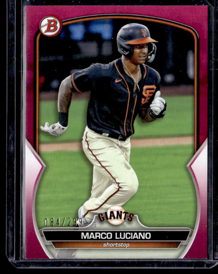 2023 Bowman Marco Luciano Prospects Fuchsia #/299