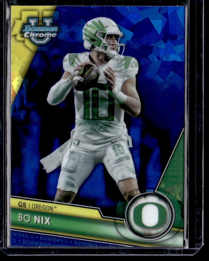2023 Bowman University Chrome Sapphire Edition Bo Nix