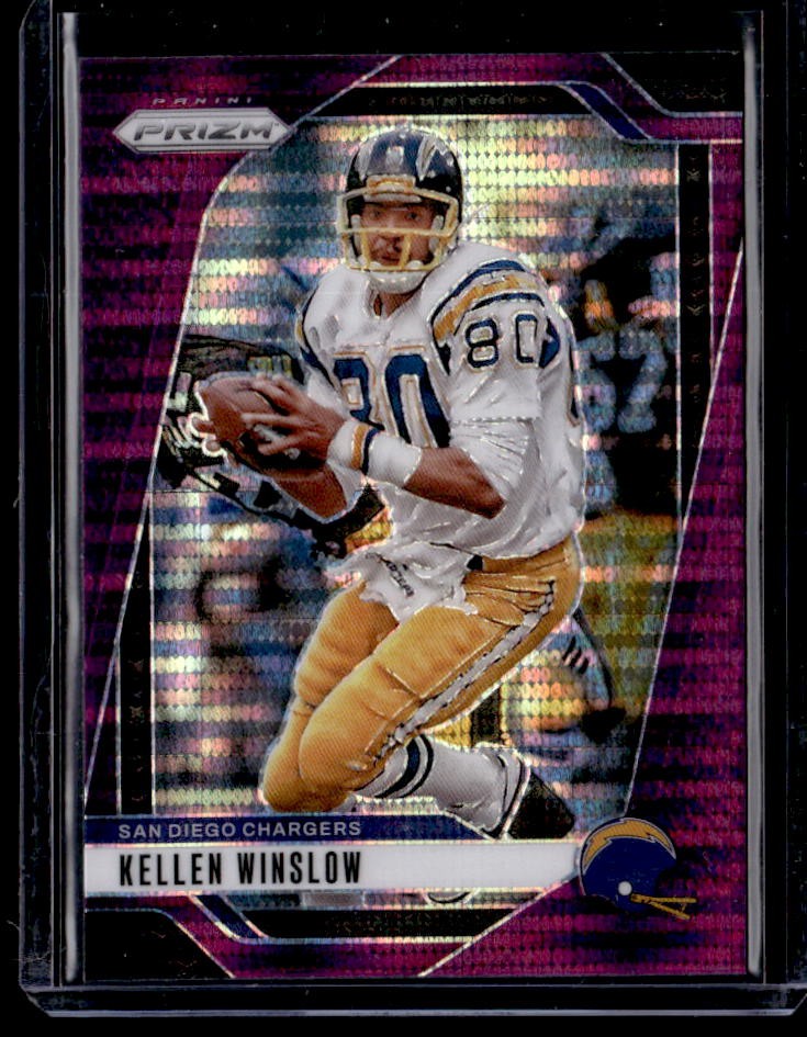 2024 Panini Prizm Kellen Winslow Purple Pulsar