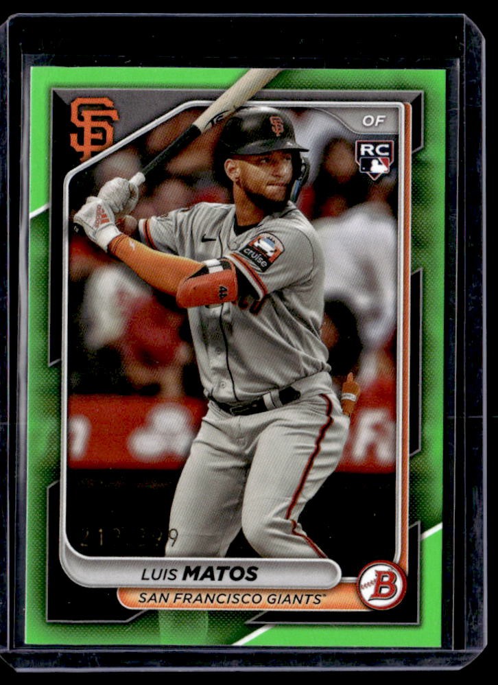 2024 Bowman Luis Matos Neon Green #/399