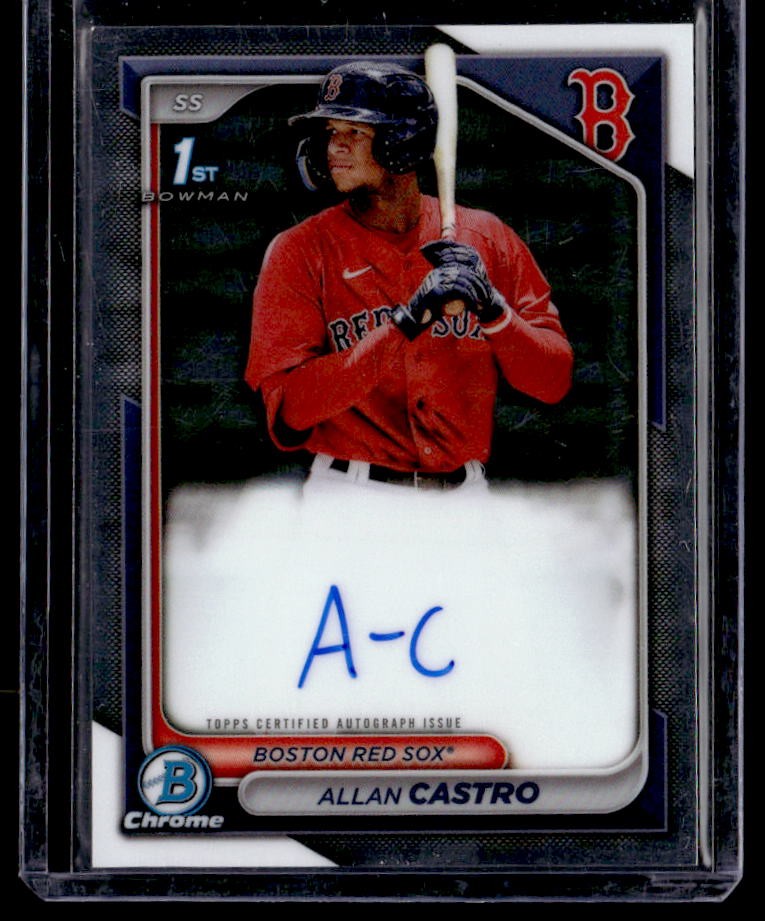 2024 Bowman Allan Castro Chrome Prospect Autographs