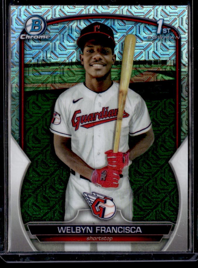 2023 Bowman Chrome Welbyn Francisca Prospects Mojo Refractor
