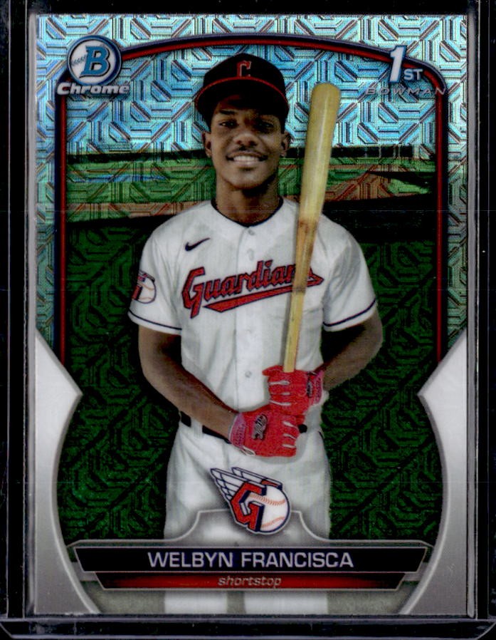 2023 Bowman Chrome Welbyn Francisca Prospects Mojo Refractor