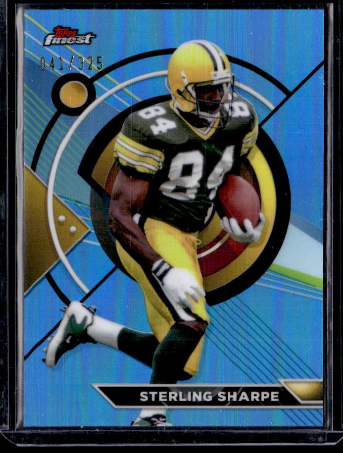 2023 Topps Composite Sterling Sharpe Finest Sky Blue Refractor #/325