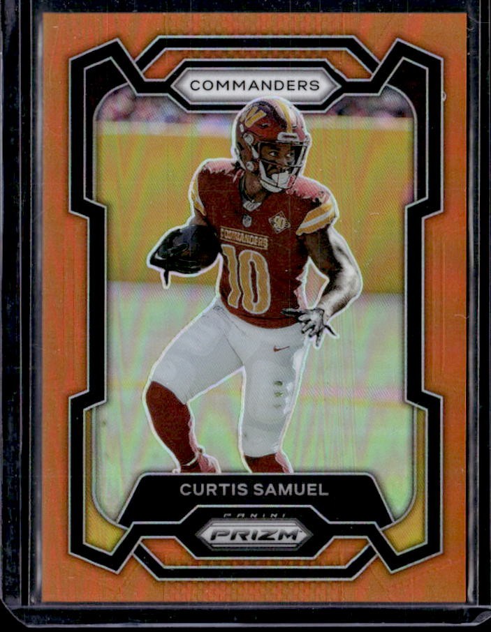 2023 Panini Prizm Curtis Samuel Orange #/249