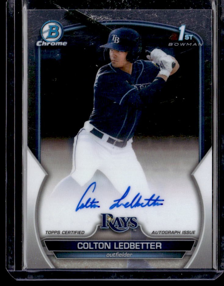 2023 Bowman Draft Colton Ledbetter Chrome Prospect Autographs