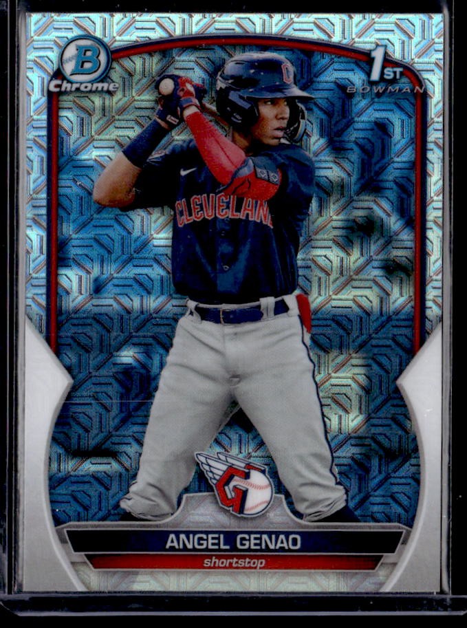 2023 Bowman Angel Genao Chrome Prospects Mojo Refractors