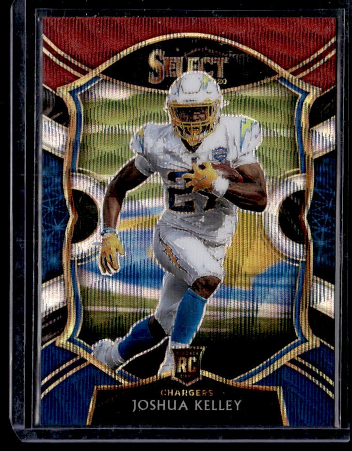 2020 Panini Select Joshua Kelley Tri-Color Prizm Rookie #/199