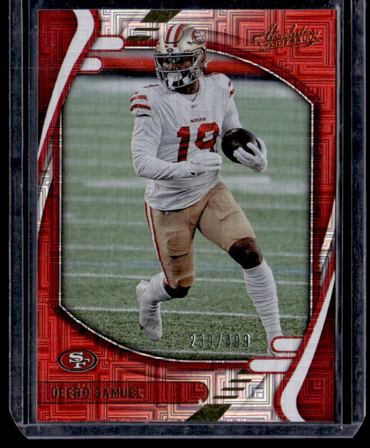 2021 Panini Absolute Deebo Samuel Red Squares #/499