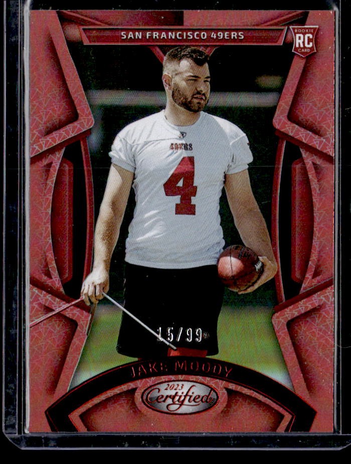 2023 Panini Certified Jake Moody Mirror Red Rookie #/99
