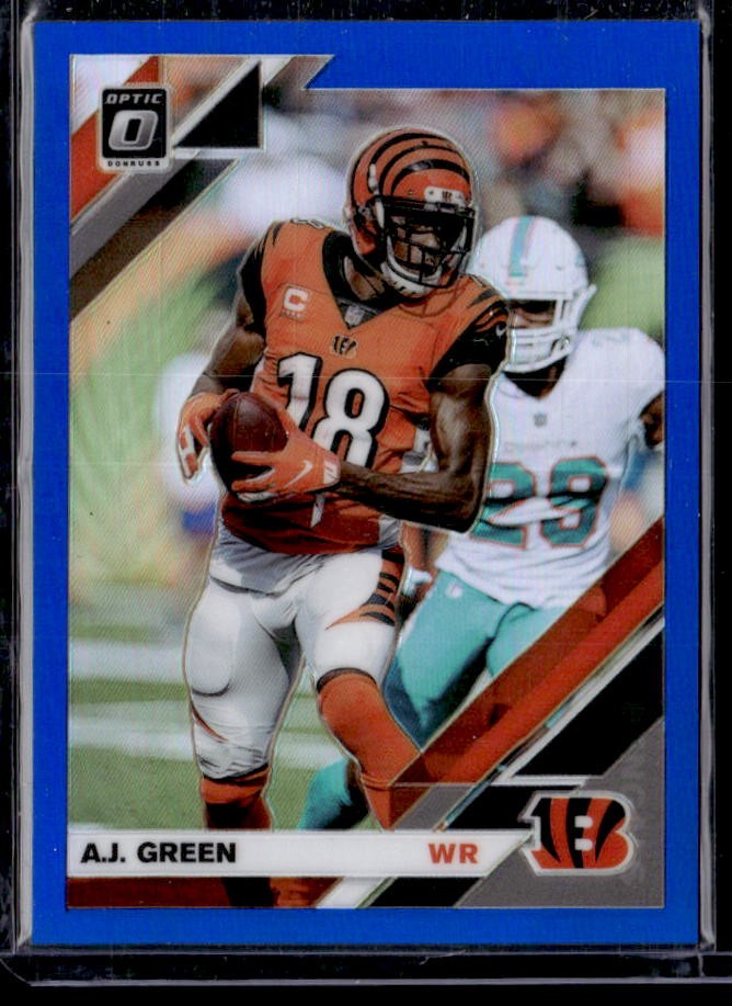 2019 Donruss Optic A.J. Green Blue #/150
