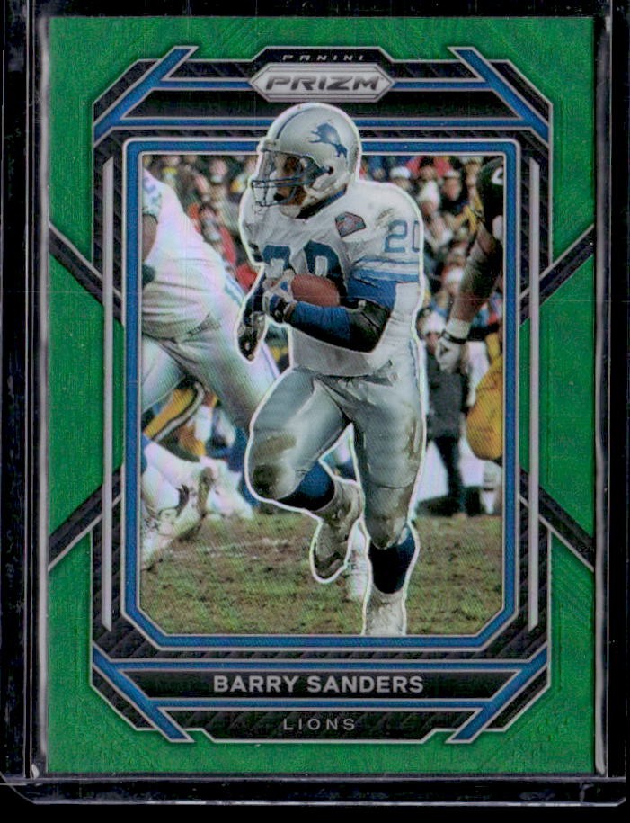 2022 Panini Prizm Barry Sanders Green