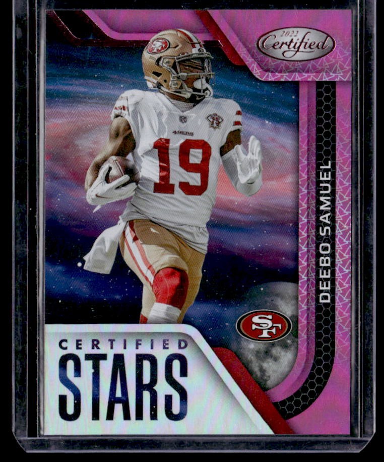 2022 Panini Certified Deebo Samuel Certified Stars Mirror Pink #/199