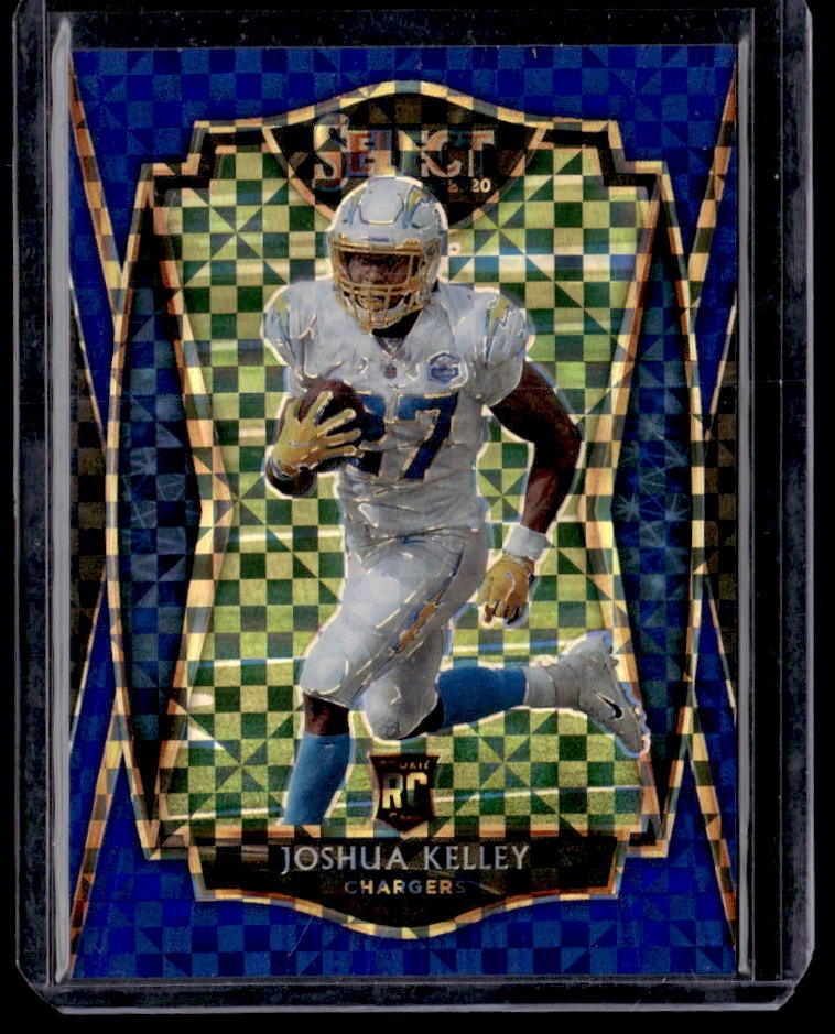 2020 Panini Select Joshua Kelley Blue Prizm Rookie #/149
