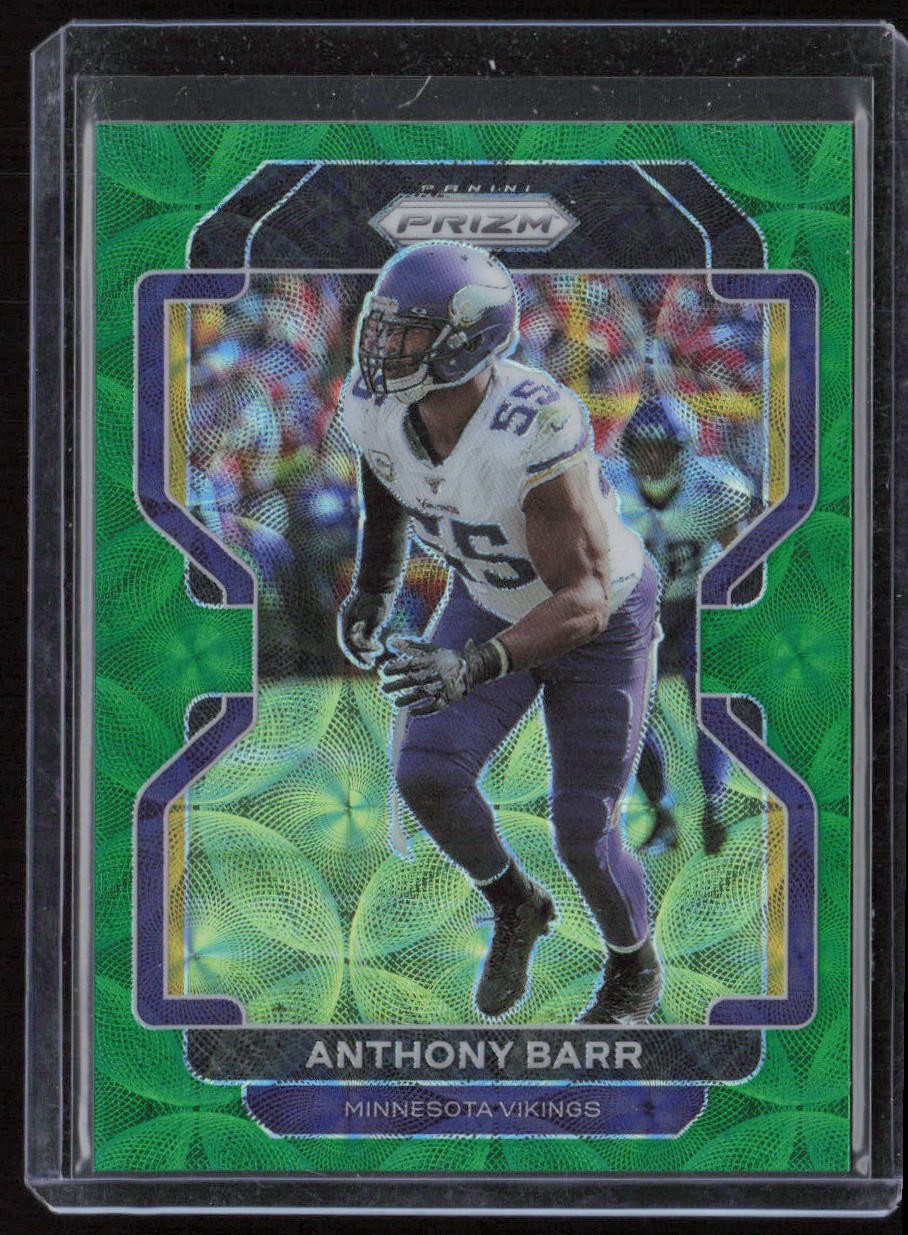 2021 Panini Prizm Anthony Barr Green Scope #/75