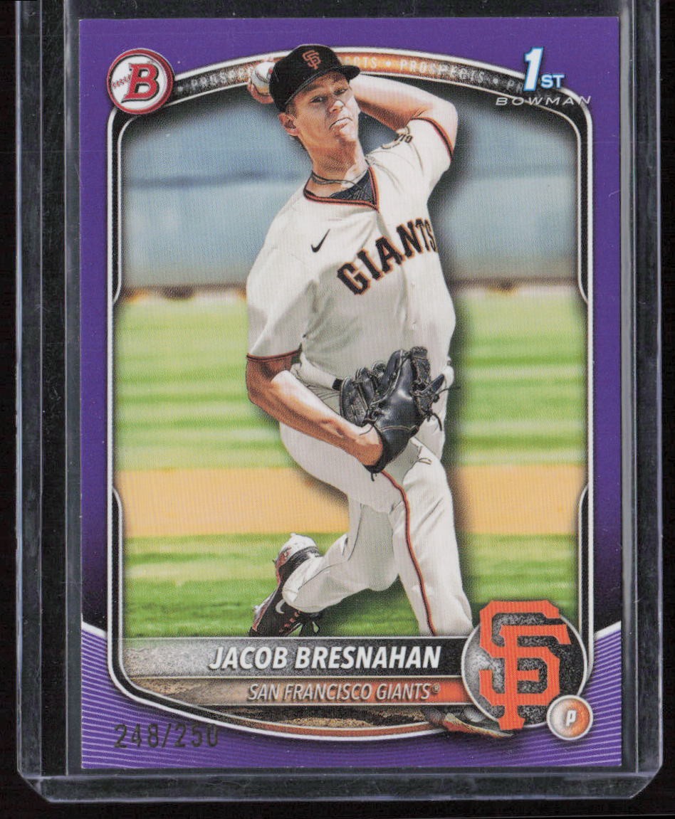 2025 Bowman Jacob Bresnahan Prospects Purple #/250